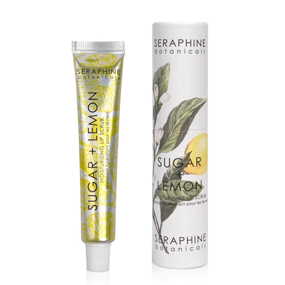 SERAPHINE BOTANICALS || Sugar + Lemon Moisturizing Lip Buffer ✨NIB✨